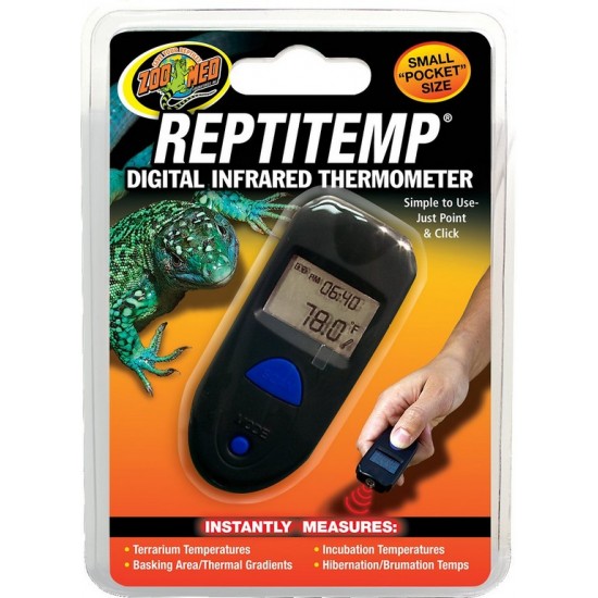 Zoomed ReptiTemp Digital Infrared Thermometer hőmérő