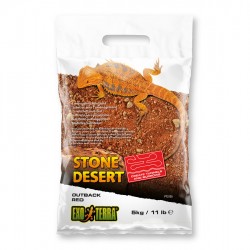 Exoterra Stone Desert Outback Red 5kg - természetes talaj agámáknak, leopárdgekkóknak, stb.