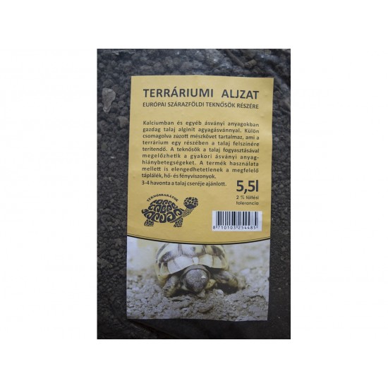 Teknősbarátok terrárium talaj európai szárazföldi teknősöknek