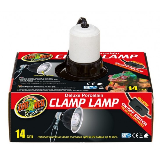 Zoomed Porcelain Clamp Lamp 14 cm lámpabura