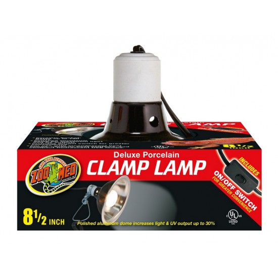 ZooMed Porcelain Clamp Lamp 22 cm lámpabura