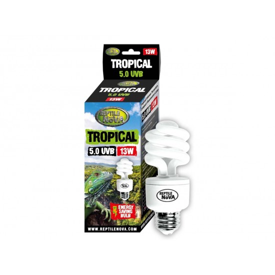 Reptile Nova Tropical UVB 5.0 13W kompakt trópusi állatok számára